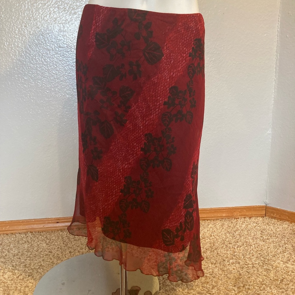 Hillard & Hanson Silk Skirt